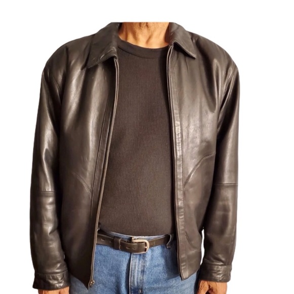 boston harbour leather jacket